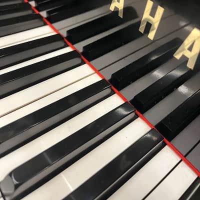 Yamaha C3 Grand Piano – 6'1" – Glossy Black image 5