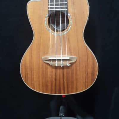 Luna High Tide Koa Left-Handed Acoustic-Electric Concert Ukulele image 4