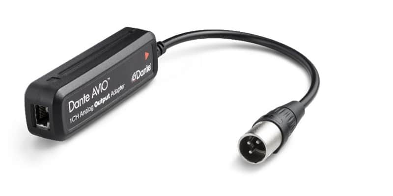 (Mint) Audinate ADP-DAO-AU-0X1 Dante AVIO 1 Channel Output Adapter image 1