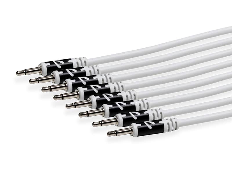 Joranalogue 30cm Patch Cable 8-Pack - White image 1