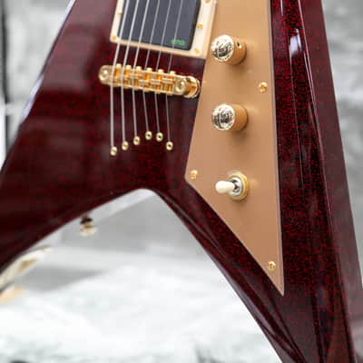 ESP LTD KH-V Red Sparkle Kirk Hammett Signature image 6