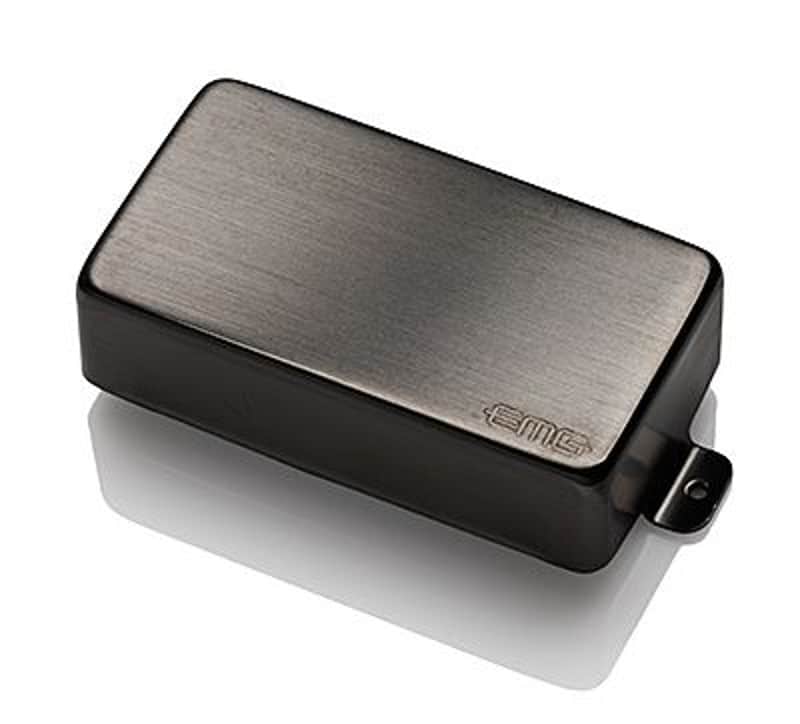 EMG 81 Active Ceramic Humbucker Guitar Pickup - Brushed Black Chrome-NEW image 1