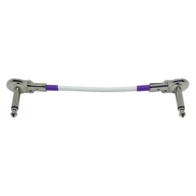 Doc's Basement GhostPatch 6" Super Thin Pedal Patch Cable Purple image 2