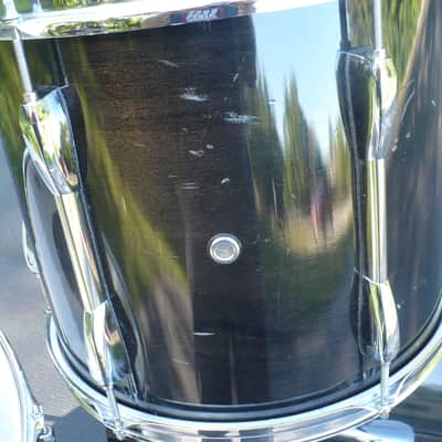 1999 Pearl Export Select Ebony Mist Rare- Mahogany/Poplar/Birch Shells image 4