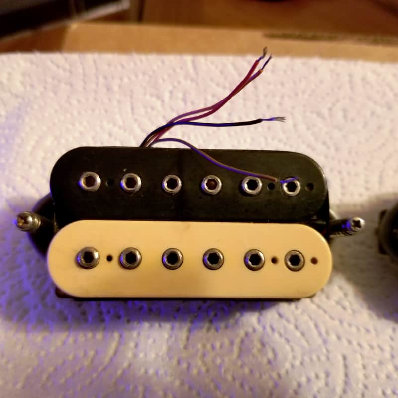MMK 53 Matsumoku made 80’s Humbucker 1982 Aria Pro II Matsumoku MMK 53 Magnaflux II Pickups (Zebra