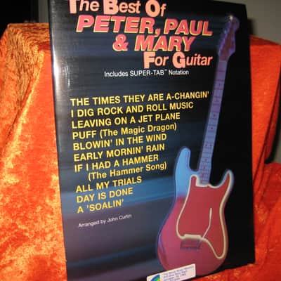 Peter, Paul and Mary Easy Guitar W/ Notes, Chords and Tab 31 Pages image 1