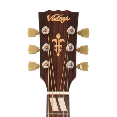 Vintage VE130VSB Acoustic Electric Guitar - Vintage Sunburst Bild 4