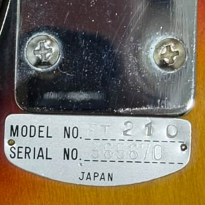 Teisco Del Rey ET-210 1960s Sunburst image 10