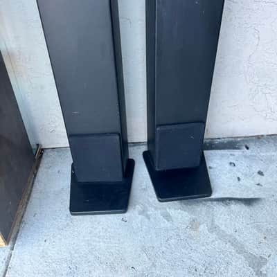 Vintage M&K CS-35 BK Tripole/Dipole Column Surround Speakers Working RARE image 2
