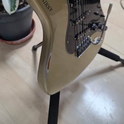 1979 Fender Stratocaster 25th Anniversary Porsche Inca Silver over Huffy Olympic White Relic Vintage 70s American USA Strat Electric Guitar Special Limited Edition Model FSR Heavy Road Worn Aged image 20