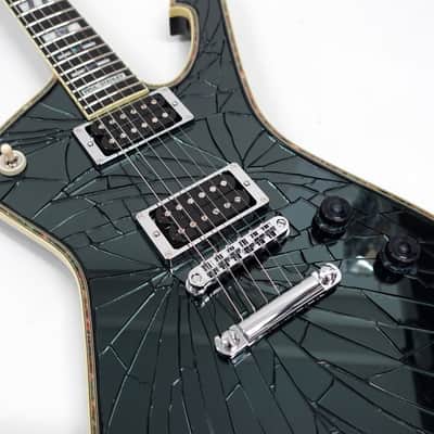 Ibanez PS3CM Paul Stanley Cracked Mirror black Iceman image 10