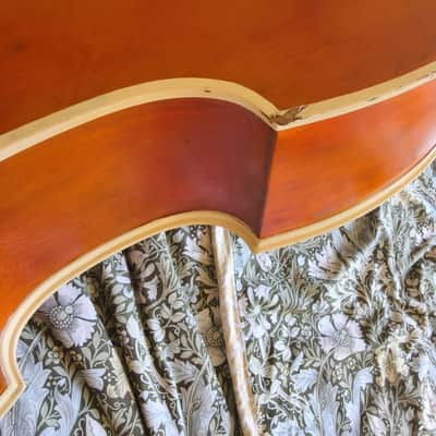 Framus Upright doubleBass 60/70s - Translucent Gretsch Orange image 11
