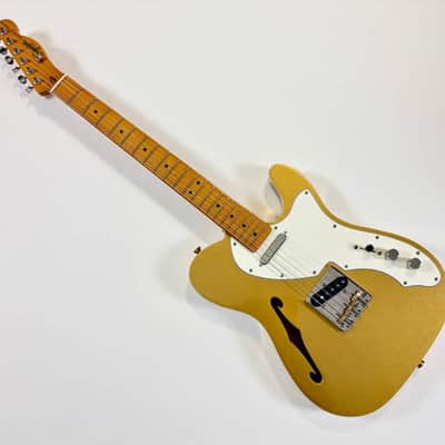 Fender Squier Telecaster Thinline '60s Classic Vibe 2022 - Aztec Gold image 1