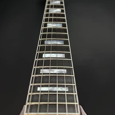 Gibson Custom M2M 1963 Les Paul SG Custom 3-PU Maestro VOS Gold Hardware - Walnut image 4