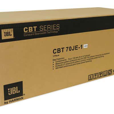 JBL CBT 70JE-1-WH White 500w Extension For CBT 70J-1 Line Array Speaker+(6) Mics image 16