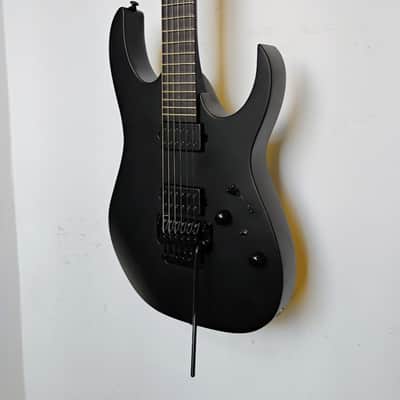 Ibanez RGRB620-BKF - Iron Label Series - Electric Guitar - 2025 - Floyd Rose - Black Hardware - Black Flat image 12