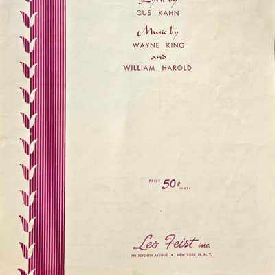 Used/Vintage Sheet Music - Goofus - Piano/Vocal image 1