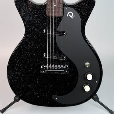 Danelectro '59 Mod New Old Stock Plus Blackout Black Metalflake image 1