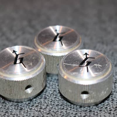 Vintage 1960s Gretsch Aluminum Control Knobs - Lot of 3 - No Tariffs image 2
