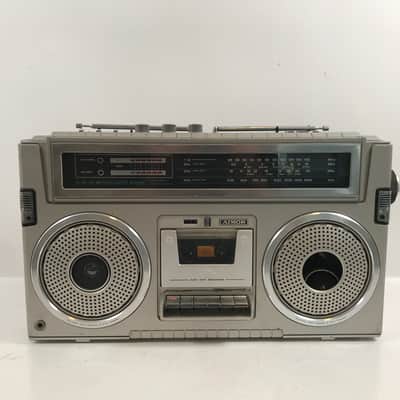 Vintage AIMOR AM-FM Stereo Cassette Recorder Boombox Ghetto Blaster ST-804FS2 image 1