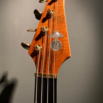 Alembic CLB4 Custom Bass - Jazz Style 2004 Natural Walnut/Ash image 5