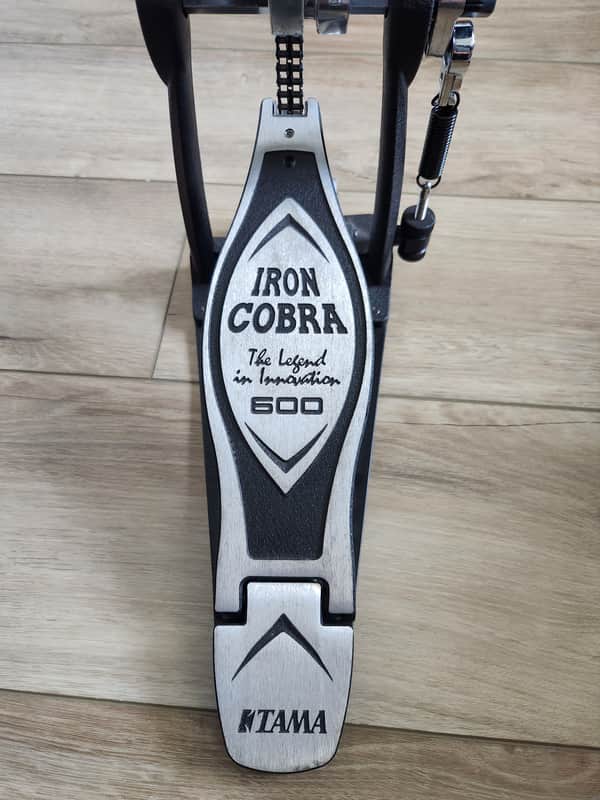 Tama HP600D Iron Cobra 600 Series Single Bass Drum Pedal 2010s - Black/Chrome image 1