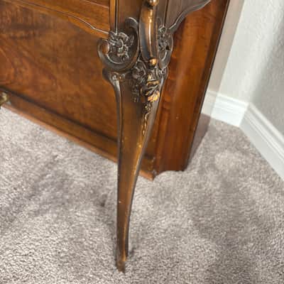Vintage Chickering & Sons Upright Piano with Matching Bench image 2