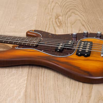 Maruszczyk Instruments Jake 5 String Electric Bass Guitar Sunburst w/ Gigbag image 9