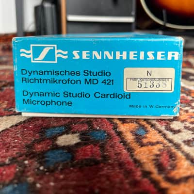 1971 Sennheiser MD 421 N – West Germany – Time Capsule, Complete w/ QC Sheet (15 FEB 1971) image 4