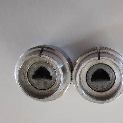 Ampeg Aluminum Amp Knobs late 1960's early 70's - Aluminum image 2