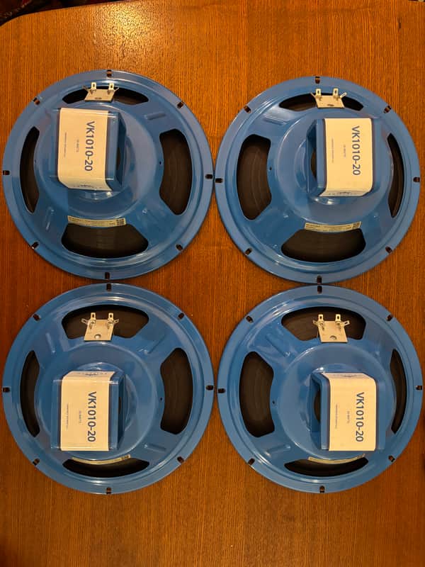 Eminence VK-1010 8ohm (set of FOUR)  2026 - Blue image 1