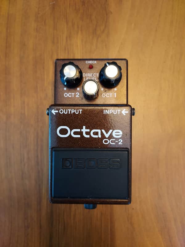 Boss OC-2 Octave (Black Label) 1984 - 1989 - Brown image 1