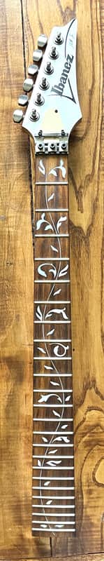 LOADED Original Ibanez JEM JR Neck in White image 1