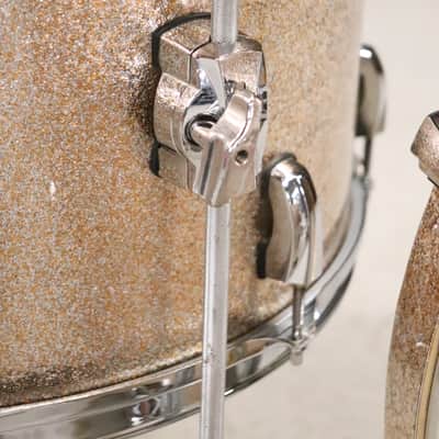 Pearl 4pc Vision Drum Kit Set Champaign Sparkle 22/16/12/10" image 7