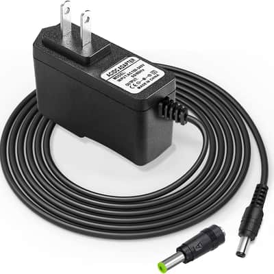 9V AC/DC Casio Charger Power Adapter Compatible for Casio Piano AD-5 AD-5MU, Casio Keyboard WK-200 WK-210 CT-360 CTK-496 CTK-500 CTK-519 CTK-573 CTK-593 CTK-611 CTK-720 CTK-2100 Power Supply Cord