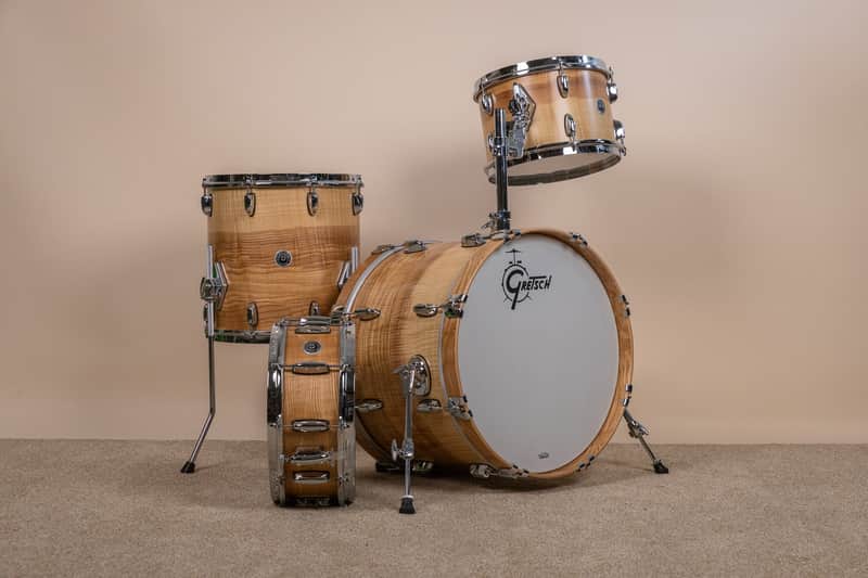 Gretsch Brooklyn Limited Edition Exotic Figured Ash Drum Set image 1