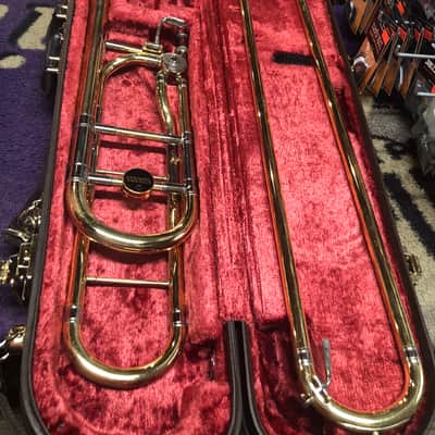 Yamaha YSL-882GO Xeno Open Wrap Trombone 2010s - Lacquered Brass image 1