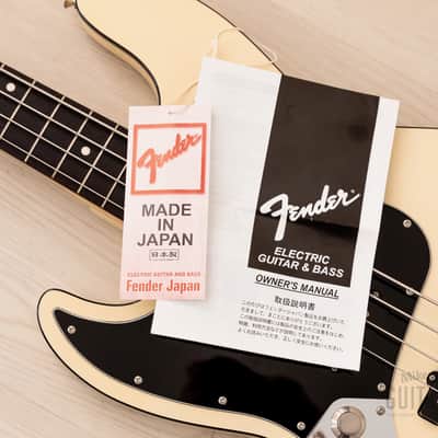 2011 Fender Aerodyne Jazz Bass PJ Left-Handed Vintage White w/ Hangtags, Japan CIJ image 16
