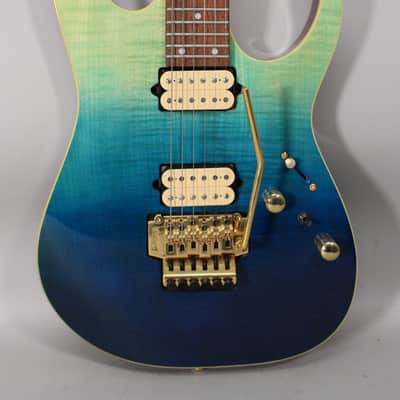 Ibanez RG421HPFM-BRG Blue Reef Gradation image 2