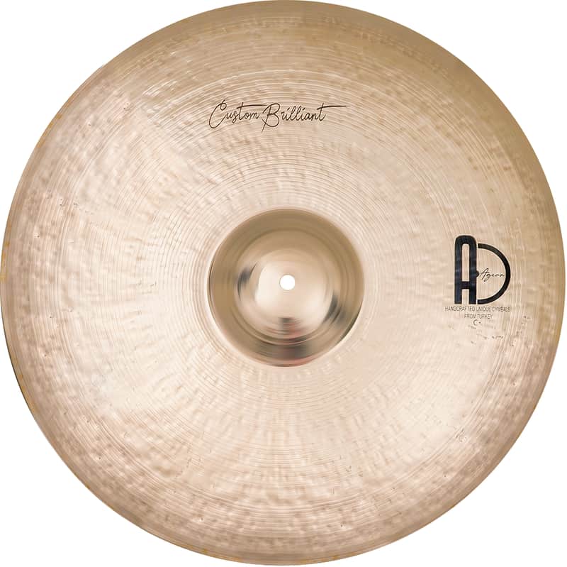 Agean Cymbals 21" Custom Brilliant Heavy Ride image 1