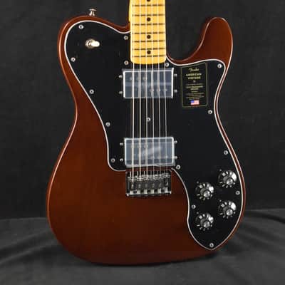 Fender American Vintage II 1975 Telecaster Deluxe Maple Fingerboard Mocha image 1