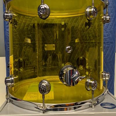 SJC Custom Drums 2007 - Yellow Acrylic image 4