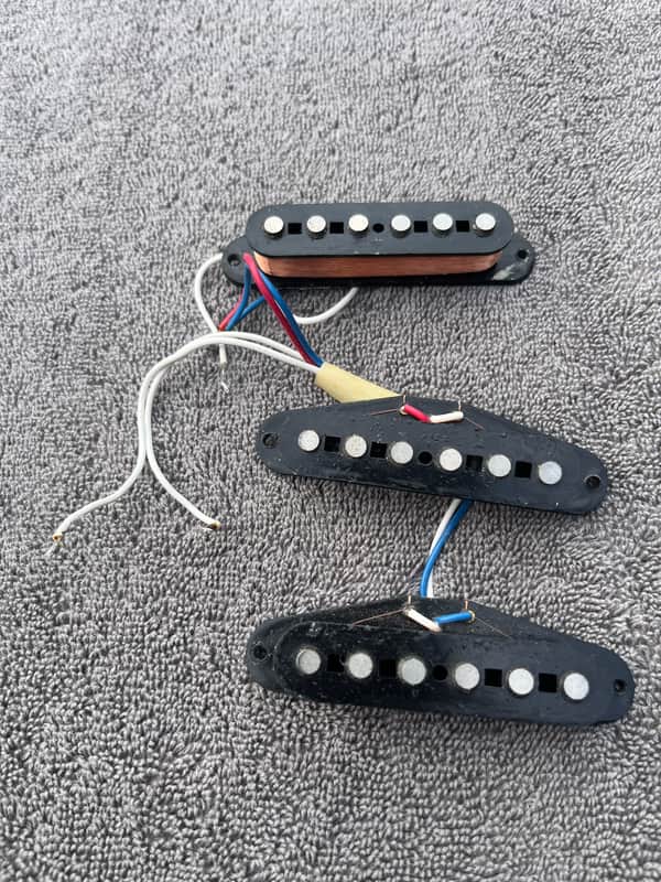 Fender Vintage 1980s Stratocaster Pickups 1980s - Black imagen 1
