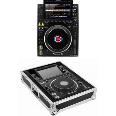 Pioneer DJ CDJ-3000 Professional DJ Media Player and Odyssey Flight Case Bundle image 1