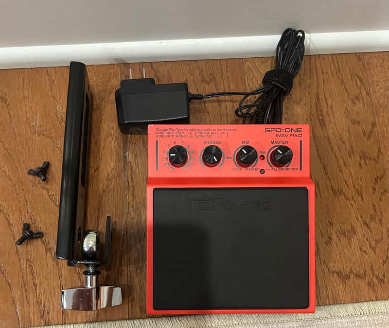 Roland SPD::One WAV Digital Percussion Pad 2010s - Red image 1