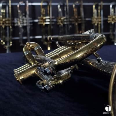 Extra early 40`s F.E Olds Ambassador Los Angeles Hubbard Morgan gamonbrass trumpet image 4