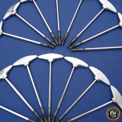 Sonor Teardrop Champion T-rods Tension Rods Bass Drum Lot of 16 Vintage image 9