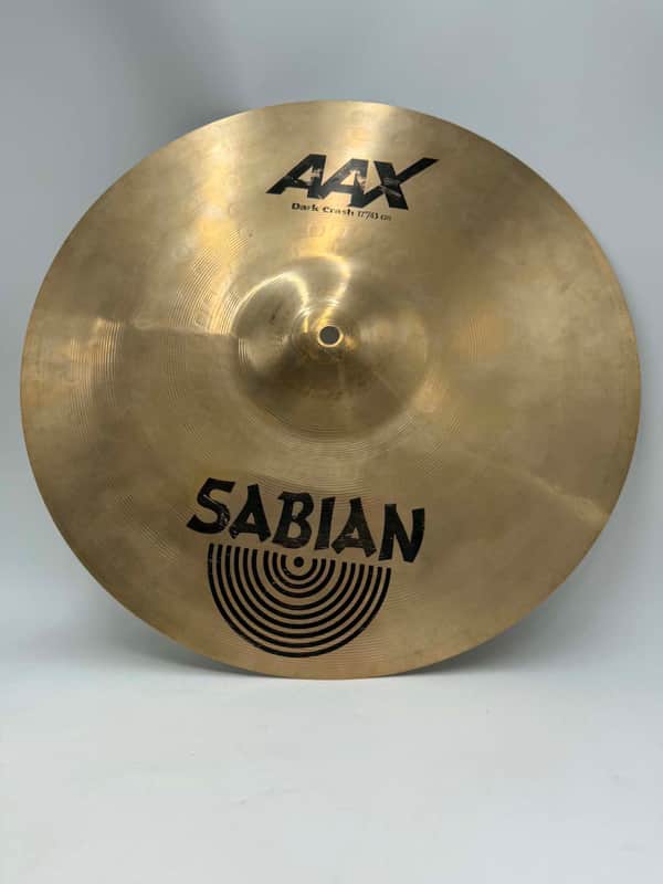 Sabian 17" AAX Dark Crash Cymbal 2002 - 2018 - Brilliant image 1