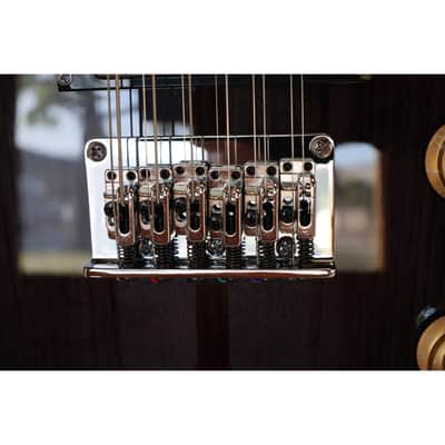 Washburn Wing Series Hawk 12 H12TB-U 12-String Electric Guitar – Trans Black – New image 16