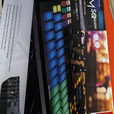 PreSonus Atom SQ MIDI Keyboard Controller 2020 - Black image 1